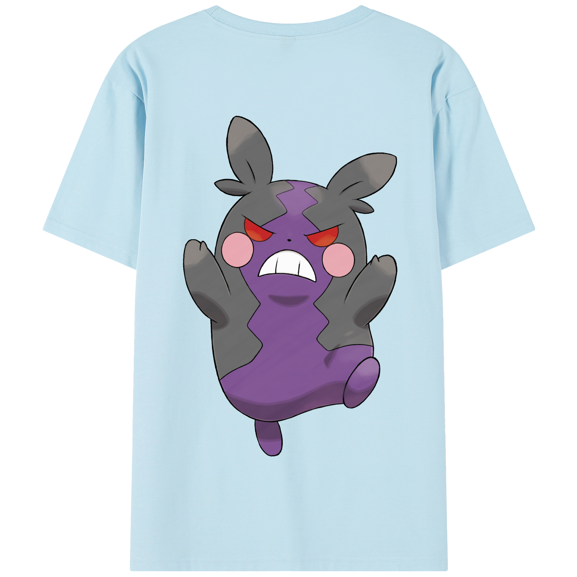（画像用） ポケットモンスター Pokémon 綿100％半袖Tシャツ（背面プリント）